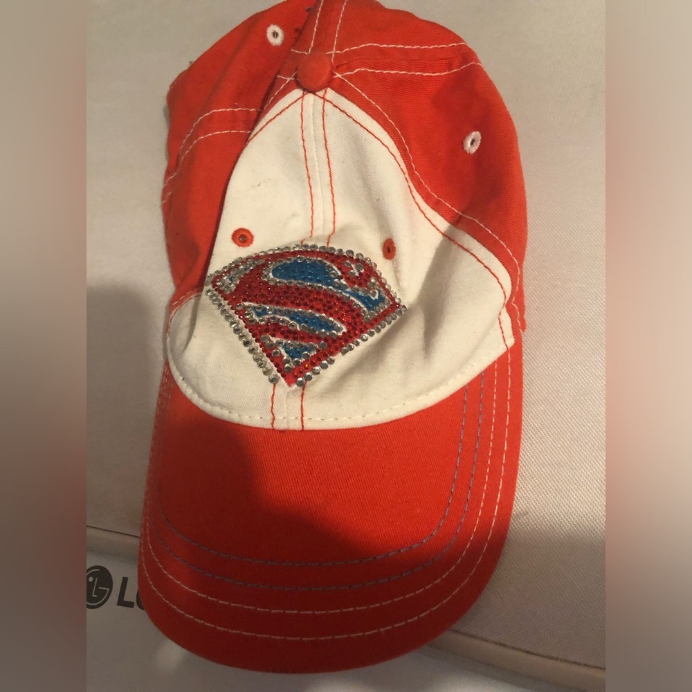 Supergirl Rhinestone Cap - 950 $25 or $20 w/offer